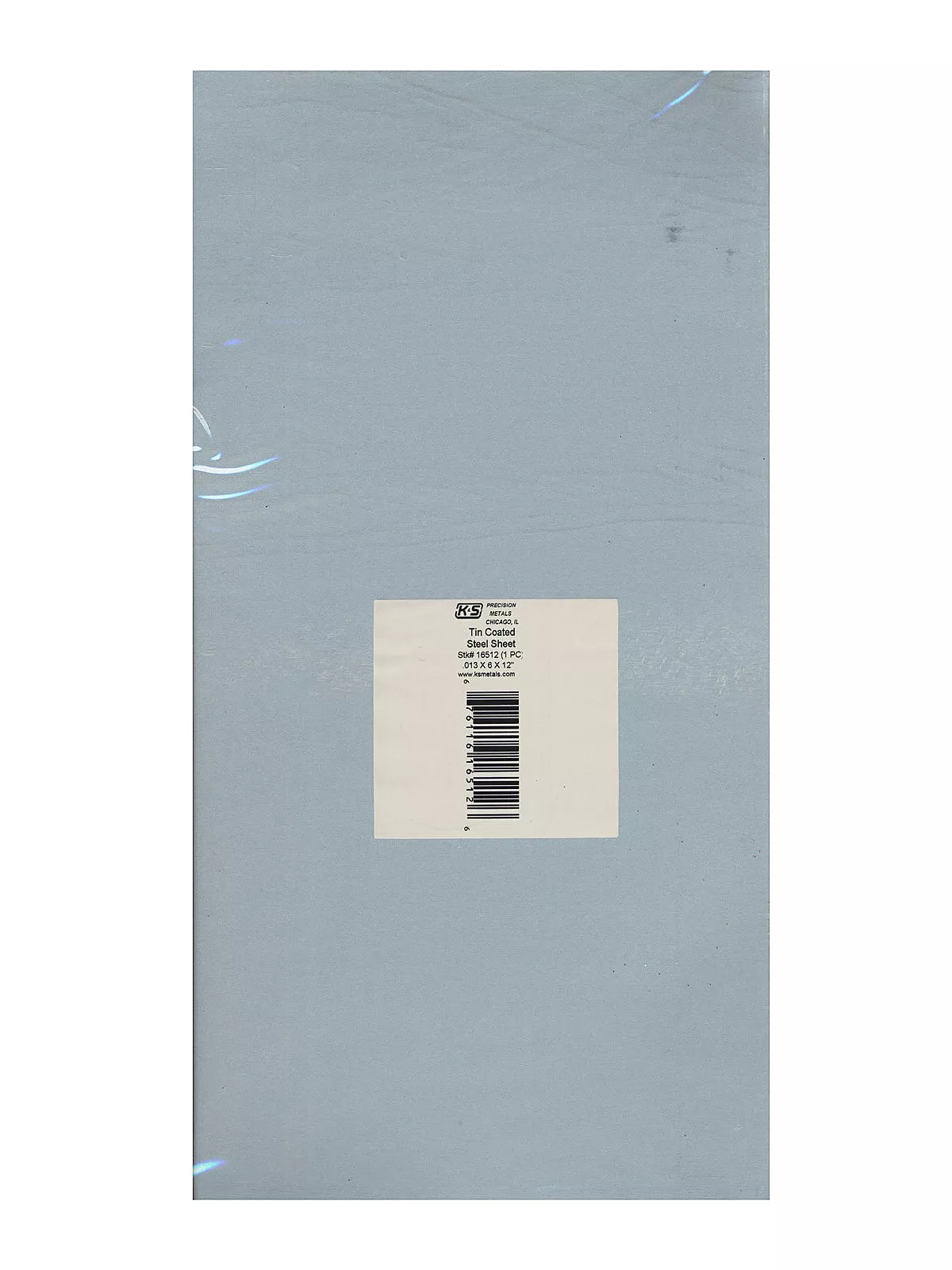 0-013-in-x-6-in-w-x-12-in-l-tin-coated-carbon-steel-sheet-metal 0.013 In. X 6 In. W X 12 In. L Tin Coated Carbon Steel Sheet Metal