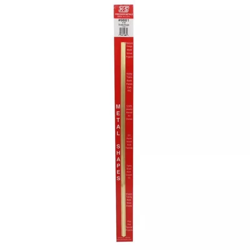 0-014-in-x-3-16-in-x-12-in-brass-angle-model-k-s9881 0.014 In. X 3/16 In. X 12 In. Brass Angle - Model K-s9881