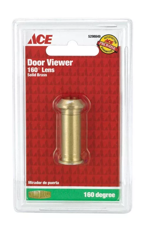 0-5-in-diameter-160-degree-bright-brass-door-viewer-enhanced-security 0.5 In. Diameter 160 Degree Bright Brass Door Viewer For Enhanced Security