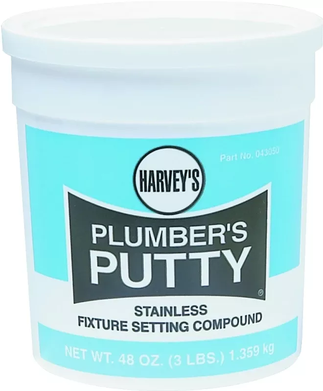 043050-stainless-plumbers-putty-off-white-3-lb-cup-plumbing-applications 043050 Stainless Plumbers Putty, Off-white, 3 Lb Cup For Plumbing Applications