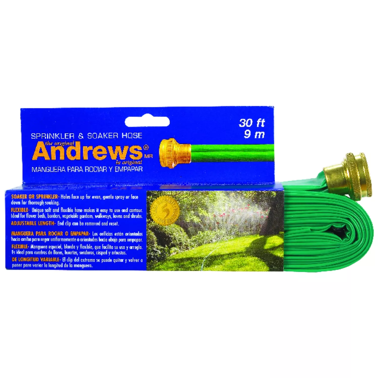 1-in-diameter-x-30-ft-length-green-vinyl-gentle-soaker-hose 1 In. Diameter X 30 Ft. Length Green Vinyl Gentle Soaker Hose