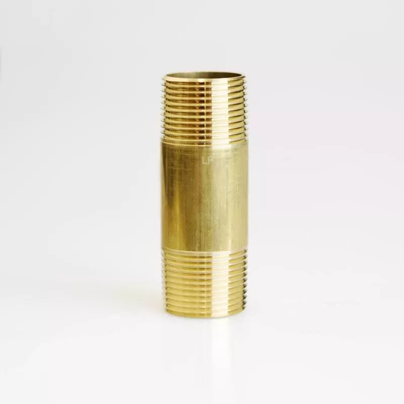 1-in-mpt-x-1-in-d-mpt-red-brass-nipple-3-1-2-in-length 1 In. Mpt X 1 In. D Mpt Red Brass Nipple, 3-1/2 In. Length