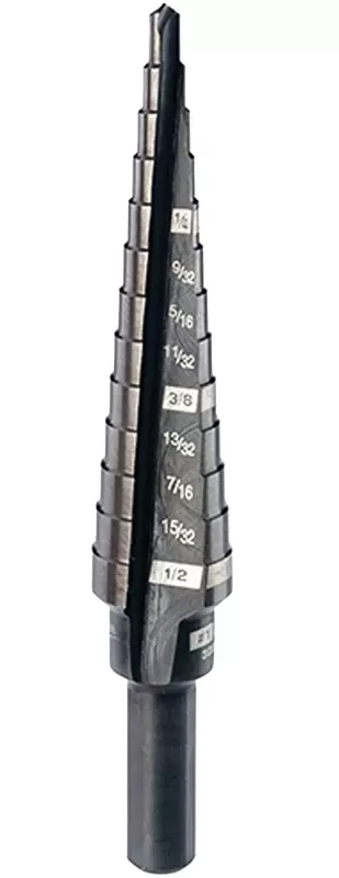 1-step-drill-bit-1-8-1-2-in #1 Step Drill Bit, 1/8 - 1/2 In.
