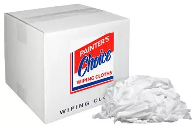 10-box-bleached-white-rags-8-lb #10 Box of Bleached White Rags, 8 Lb.