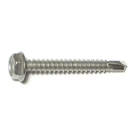 10-x-1-1-2-inch-hex-head-self-drilling-sheet-metal-screws-stainless-steel-410 #10 X 1-1/2 Inch Hex Head Self-drilling Sheet Metal Screws Stainless Steel 410