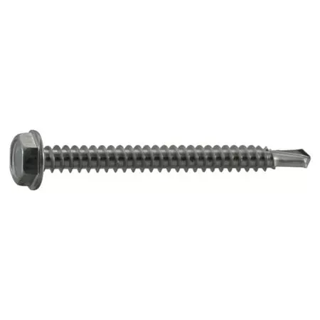 10-x-2-stainless-steel-hex-head-self-drilling-sheet-metal-screws-410-hardness #10 X 2 Stainless Steel Hex Head Self-drilling Sheet Metal Screws - 410 Hardness