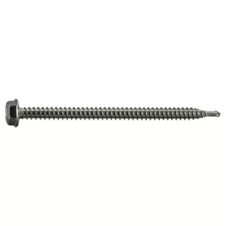 10-x-3-inch-hex-head-self-drilling-sheet-metal-screws-stainless-steel-410-50-cou #10 X 3 Inch Hex Head Self-drilling Sheet Metal Screws Stainless Steel 410 - 50 Count