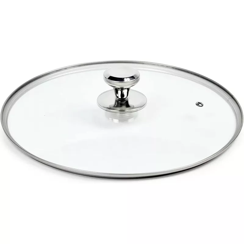 11-in-glass-lid-frying-pan-tempered-replacement-cover-compatible-with-all-11-coo 11 In Glass Lid for Frying Pan, Tempered Replacement Cover Compatible with All 11" Cookware for Skillets, Round Cast Iron, Cast Aluminium, Stainless Steel Pans &Pots, 10.8in/ 276mm - 11.2in/292mm