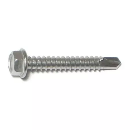 12-x-1-1-2-hex-head-self-drilling-sheet-metal-screws-stainless-steel-410 #12 X 1-1/2 Hex Head Self-drilling Sheet Metal Screws Stainless Steel 410