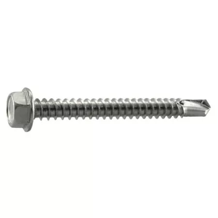 12-x-2-hex-head-self-drilling-sheet-metal-screws-stainless-steel-410-50-count #12 X 2" Hex Head Self-drilling Sheet Metal Screws Stainless Steel 410 - 50 Count