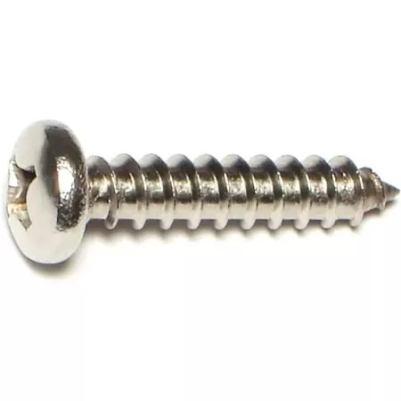 14-x-1-1-4-inch-phillips-pan-sheet-metal-screws-stainless-steel-18-8-50-count #14 X 1-1/4 Inch Phillips Pan Sheet Metal Screws Stainless Steel 18-8 - 50 Count