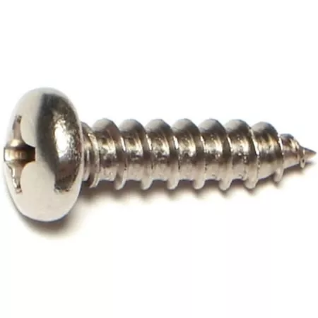 14-x-1-stainless-steel-phillips-pan-sheet-metal-screws-18-8-grade #14 X 1" Stainless Steel Phillips Pan Sheet Metal Screws - 18-8 Grade