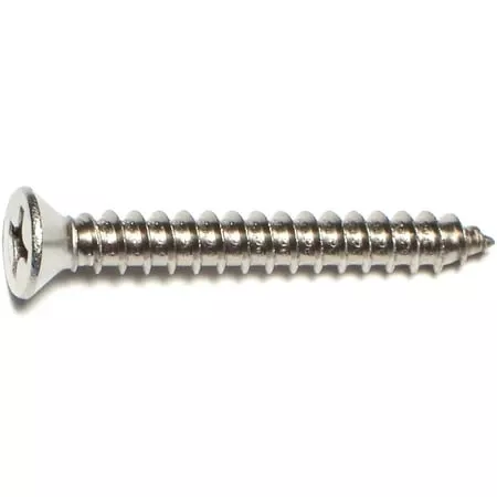 14-x-2-inch-stainless-steel-phillips-flat-sheet-metal-screws-50-count #14 X 2 Inch Stainless Steel Phillips Flat Sheet Metal Screws - 50 Count