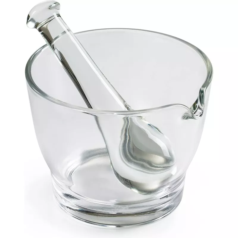 16oz-glass-mortar-pestle-bowl-medicine-grinder-mixer-pharmacy-or-science-lab 16oz Glass Mortar and Pestle Bowl, Medicine Grinder and Mixer for Pharmacy or Science Lab