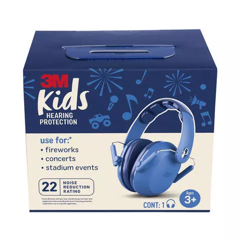 3m-22-db-kids-ear-muffs-blue-1-pk 3M 22 dB Kids Ear Muffs Blue 1 pk