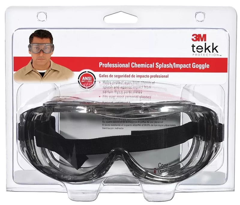 3m-91264-80025t-chemical-splash-professional-goggles-anti-scratch-im 3M 91264-80025T Chemical Splash Professional Goggles, Anti-Scratch, Im