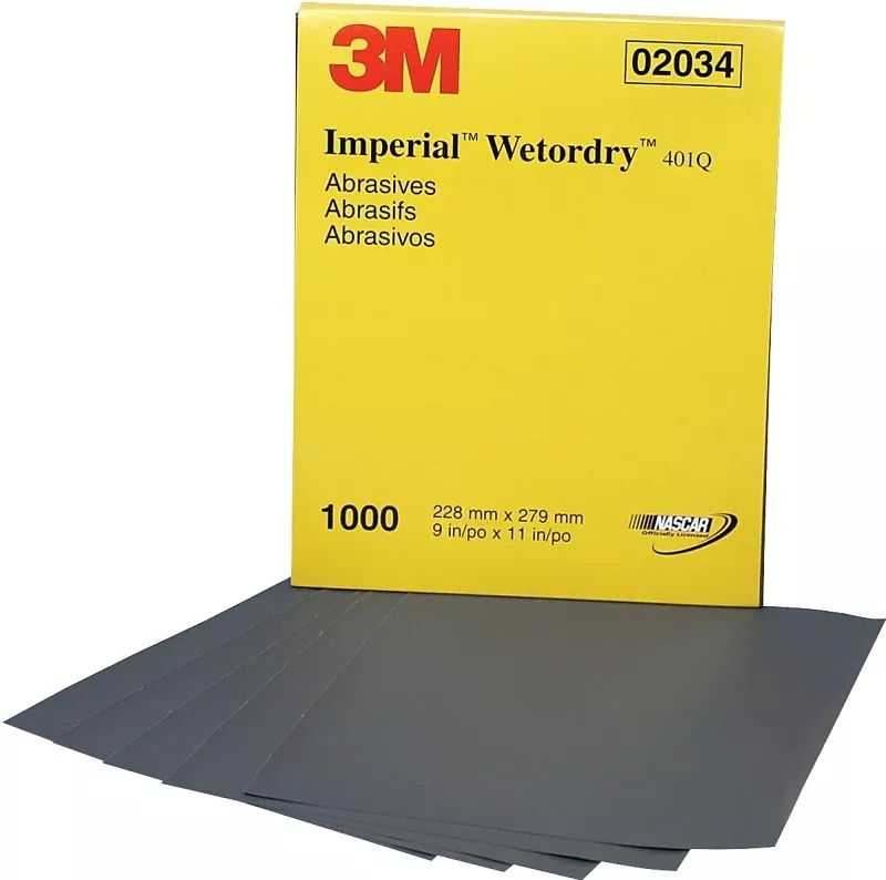 3m-wetordry-series-02034-abrasive-sheet-11-in-l-9-in-w-1000-grit-f 3M Wetordry Series 02034 Abrasive Sheet, 11 in L, 9 in W, 1000 Grit, F