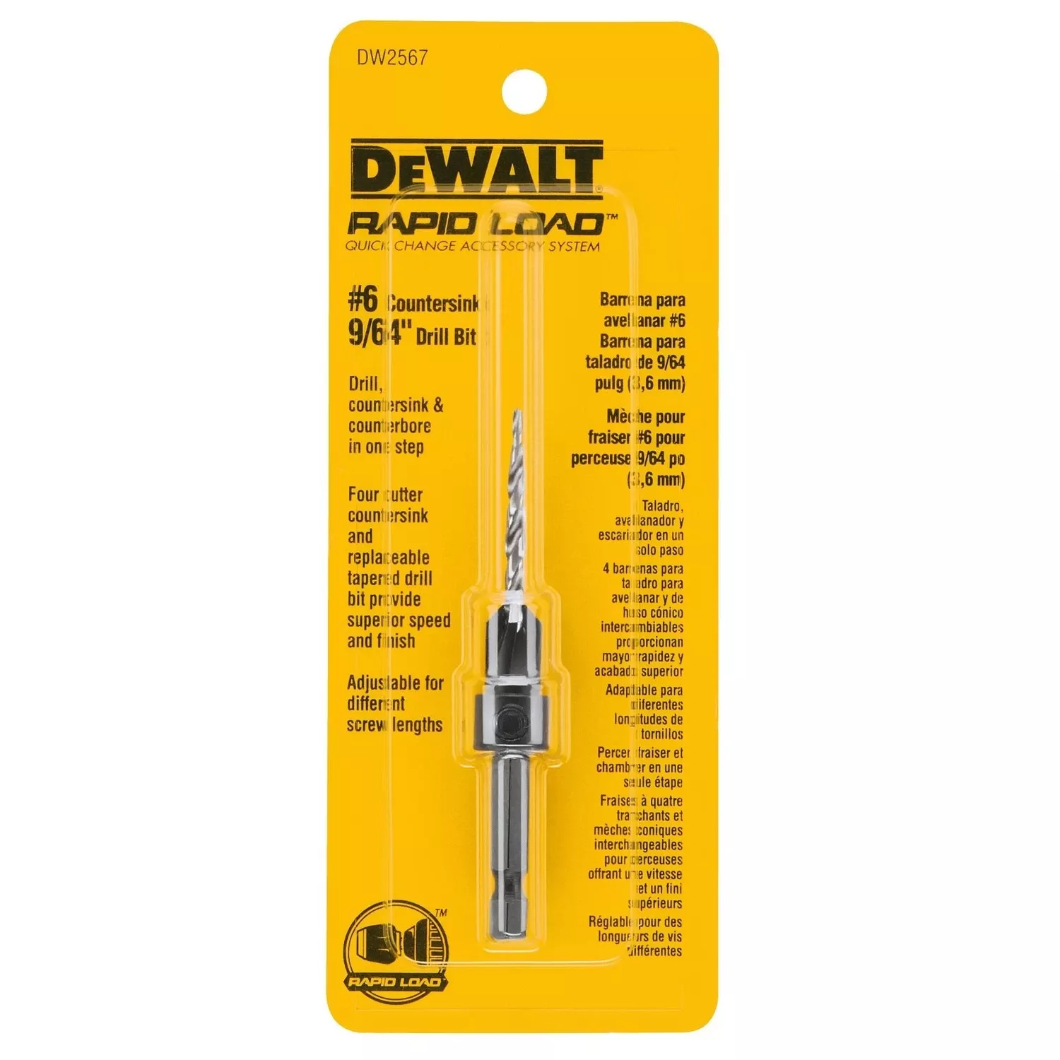 6-countersink-with-9-64-in-drill-bit #6 Countersink With 9/64-In. Drill Bit