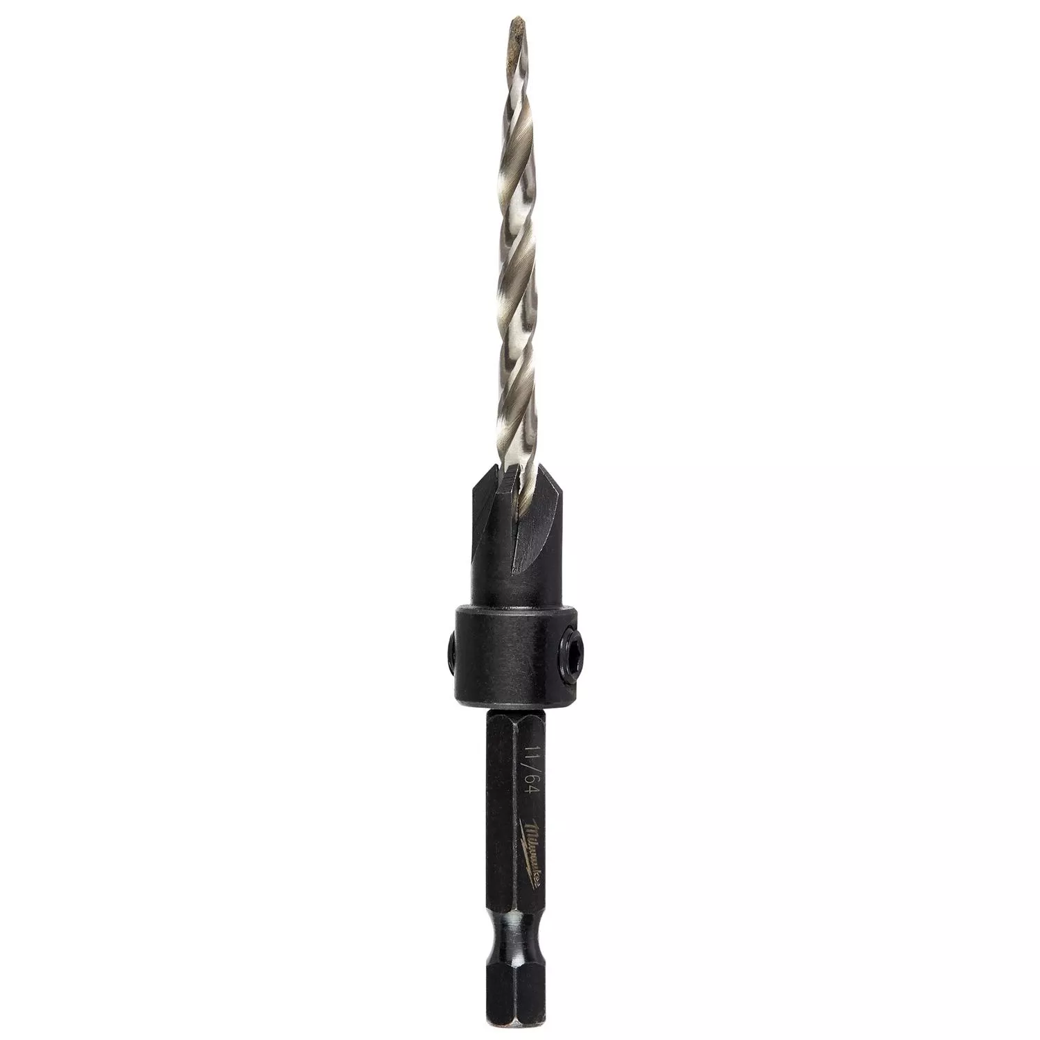 8-11-64-in-high-speed-steel-countersink-bit-with-quick-change-hex-shank #8 - 11/64 In. High Speed Steel Countersink Bit With Quick Change Hex Shank