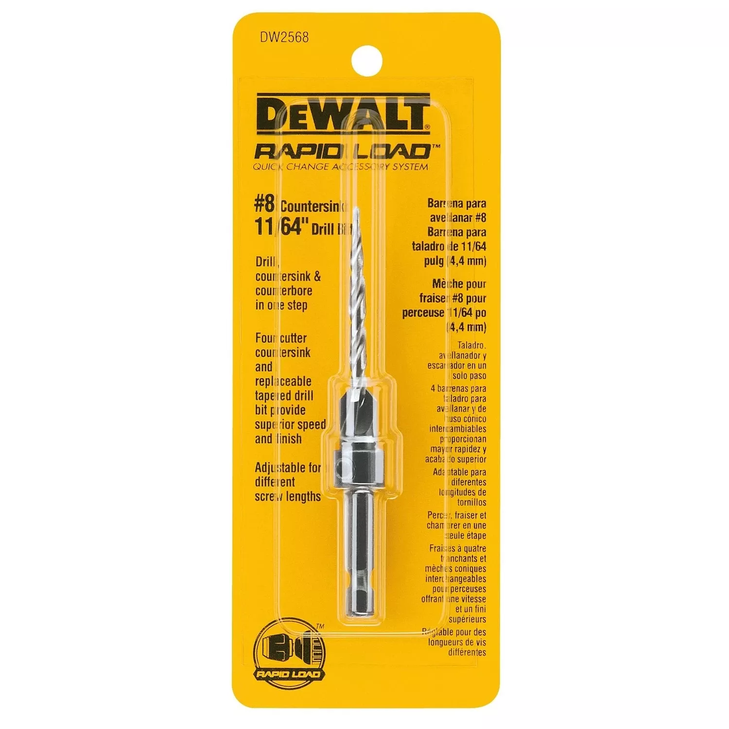 8-countersink-with-11-64-in-drill-bit #8 Countersink With 11/64-In. Drill Bit