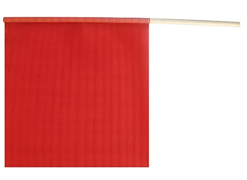 ancra-49893-10-safety-flag-with-wooden-dowel-rod-18-in-l-18-in-w-fl Ancra 49893-10 Safety Flag with Wooden Dowel Rod, 18 in L, 18 in W, Fl