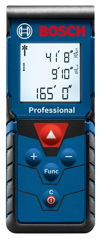 bosch-blaze-pro-series-glm165-40-laser-measure-165-ft-1-16-in-acc Bosch BLAZE Pro Series GLM165-40 Laser Measure, 165 ft, +/-1/16 in Acc