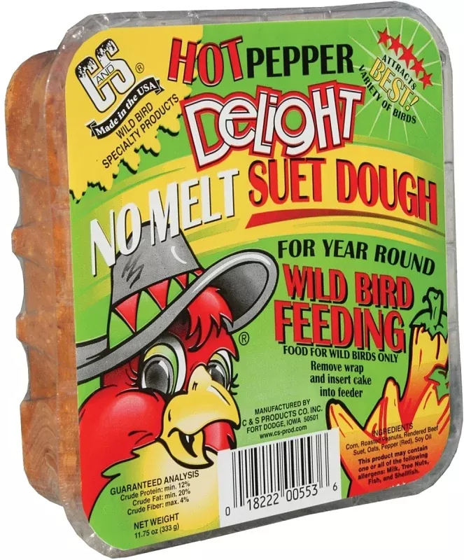 c-s-no-melt-suet-dough-delights-series-cs12553-corn-bird-suet-11-75-o C&S No Melt Suet Dough Delights Series CS12553 Corn Bird Suet, 11.75 o