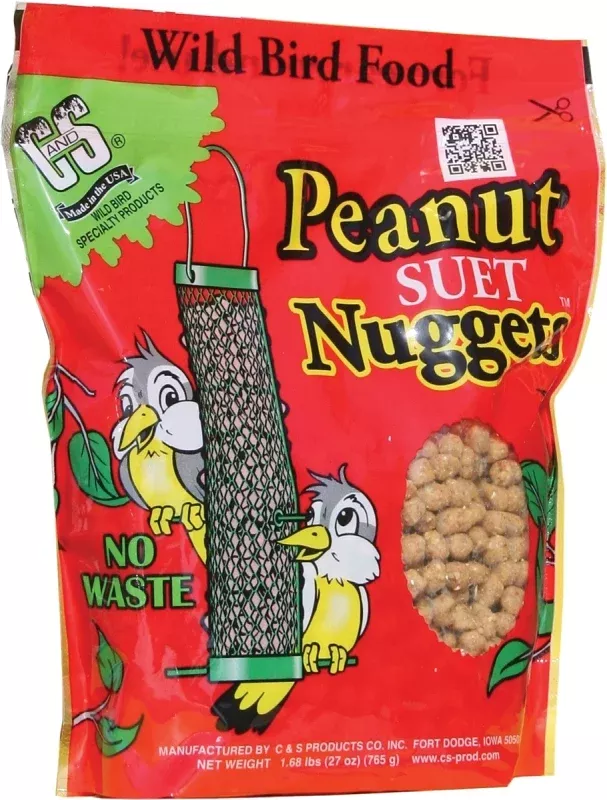 c-s-nuggets-cs06105-corn-bird-food-27-oz-high-energy-peanut-bag C&S Nuggets CS06105 Corn Bird Food, 27 oz, High-Energy, Peanut, Bag