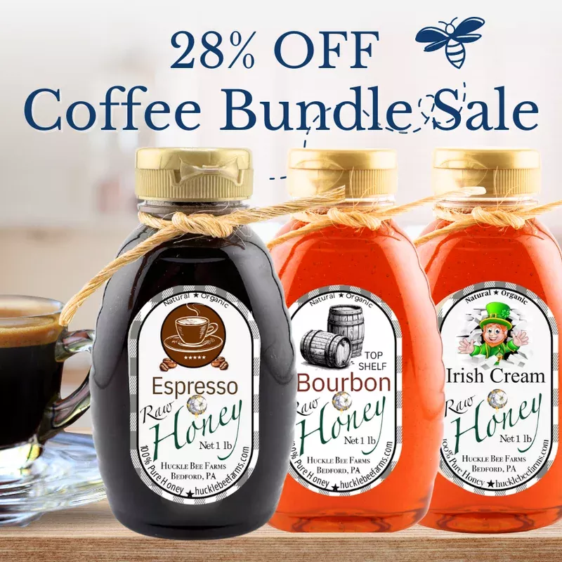 ☕ Coffee Lover’s Honey Bundle – Espresso, Bourbon & Irish Cream Honey