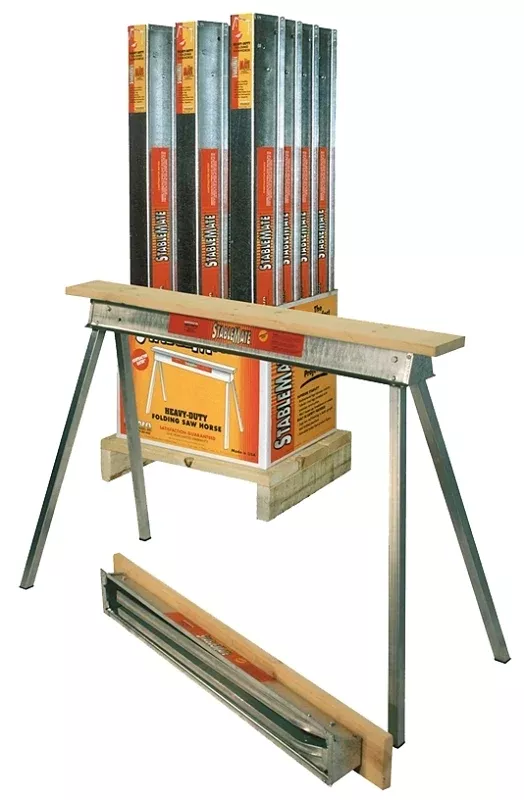 fulton-stablemate-qp4230-12-folding-sawhorse-1000-lb-30-in-h-steel Fulton StableMate QP4230-12 Folding Sawhorse, 1000 lb, 30 in H, Steel