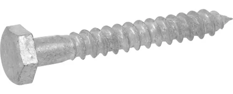 hillman-1-2-in-x-4-in-l-hex-hot-dipped-galvanized-steel-lag-screw-25-pk HILLMAN 1/2 in. X 4 in. L Hex Hot Dipped Galvanized Steel Lag Screw 25 pk