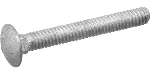 hillman-1-2-in-x-5-in-l-hot-dipped-galvanized-steel-carriage-bolt-25-pk HILLMAN 1/2 in. X 5 in. L Hot Dipped Galvanized Steel Carriage Bolt 25 pk