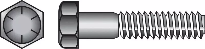 HILLMAN 3/4 in. D X 3 in. L Heat Treated Steel Hex Head Cap Screw 20 pk
