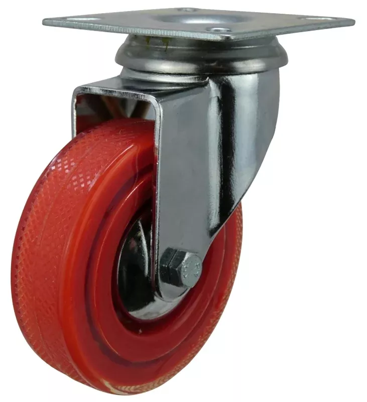 shepherd-hardware-6266-swivel-caster-3-in-dia-wheel-polyurethane-whe Shepherd Hardware 6266 Swivel Caster, 3 in Dia Wheel, Polyurethane Whe