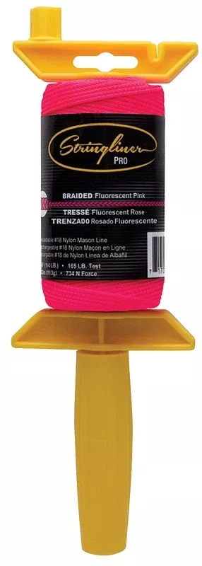 stringliner-25162-line-reel-250-ft-l-line-fluorescent-pink-line Stringliner 25162 Line Reel, 250 ft L Line, Fluorescent Pink Line