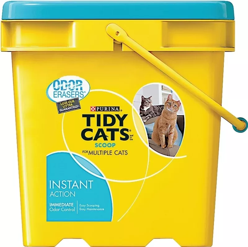 tidy-cats-instant-action-7023010785-cat-litter-35-lb-capacity-gray-t Tidy Cats Instant Action 7023010785 Cat Litter, 35 lb Capacity, Gray/T