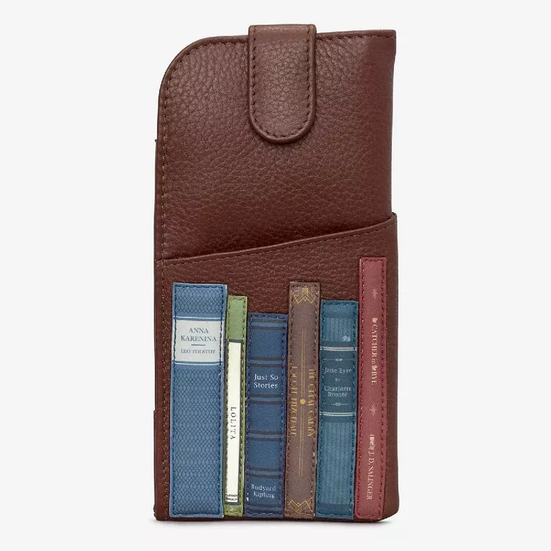 yoshi-brown-bookworm-library-leather-glasses-case Yoshi Brown Bookworm Library Leather Glasses Case