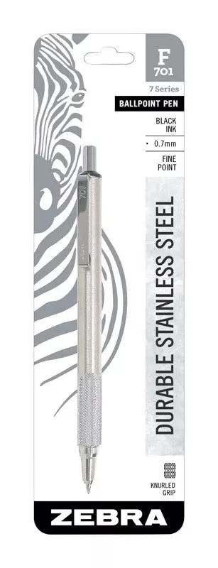 zebra-f-701-black-retractable-ball-point-pen-1-pk Zebra F-701 Black Retractable Ball Point Pen 1 pk