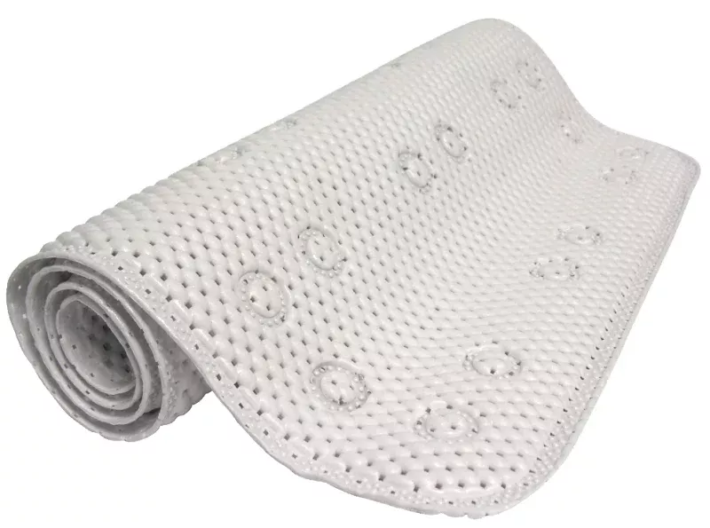 zenna-home-79ww04-foam-shower-mat-36-in-l-17-in-w-pvc-white-pack Zenna Home 79WW04 Foam Shower Mat, 36 in L, 17 in W, PVC, White, Pack