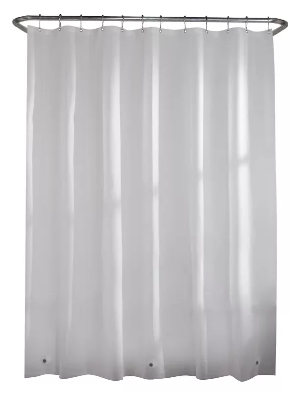 zenna-home-lprmfrl-shower-curtain-liner-72-in-l-70-in-w-peva-frost Zenna Home LPRMFRL Shower Curtain Liner, 72 in L, 70 in W, PEVA, Frost