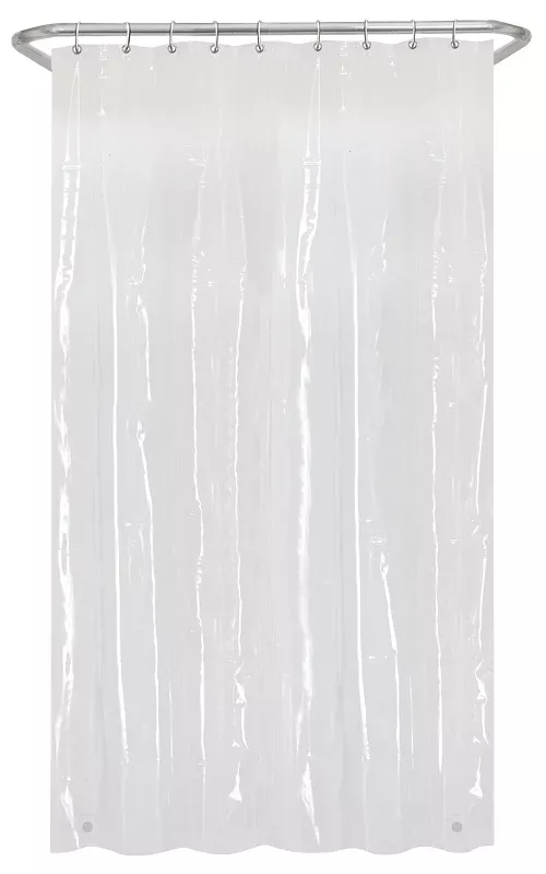 zenna-home-lpsmkkl-shower-stall-liner-78-in-l-54-in-w-peva-clear Zenna Home LPSMKKL Shower Stall Liner, 78 in L, 54 in W, PEVA, Clear