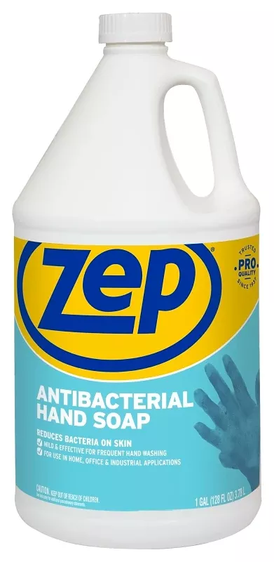 zep-r46124-antibacterial-hand-soap-viscous-liquid-clean-128-oz-bott Zep R46124 Antibacterial Hand Soap, Viscous Liquid, Clean, 128 oz Bott