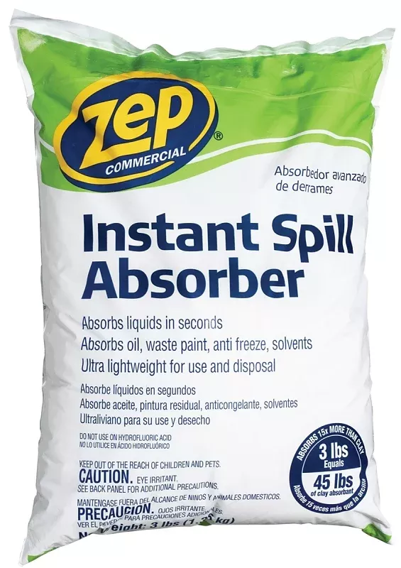 zep-zuabs3-instant-spill-absorbent-3-lb-bag-granular Zep ZUABS3 Instant Spill Absorbent, 3 lb Bag, Granular
