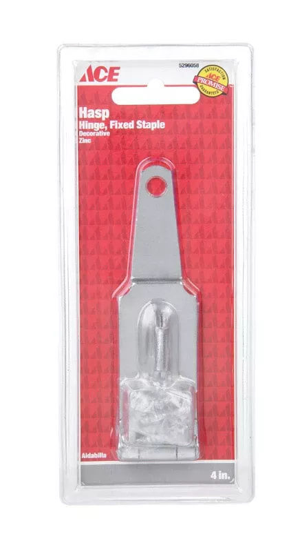 zinc-4-inch-fixed-staple-hinge-hasp-enhanced-security-versatility Zinc 4 Inch Fixed Staple Hinge Hasp For Enhanced Security And Versatility