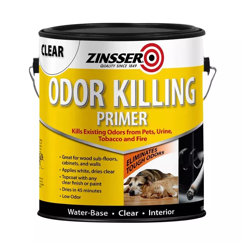 zinsser-clear-flat-matte-water-based-acrylic-odor-killing-primer-1-gal Zinsser Clear Flat/Matte Water-Based Acrylic Odor Killing Primer 1 gal