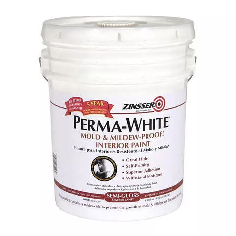 zinsser-perma-white-semi-gloss-white-water-based-mold-mildew-proof Zinsser Perma-White Semi-Gloss White Water-Based Mold and Mildew-Proof