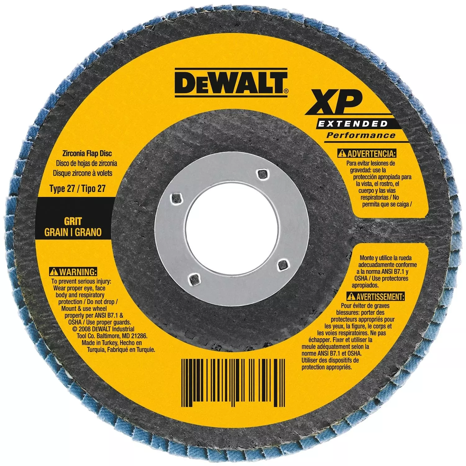 zirconia-flap-disc-80-grit-7-x-5-8-in-11 Zirconia Flap Disc, 80-Grit, 7 x 5/8 In.-11